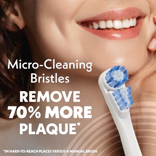 Spinbrush New PRO Clean Battery Powered Electric Toothbrush for Adults, Soft Bristles, Blue, 1 Count