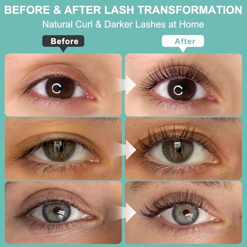 Lash Lift Kit, Eyelash Lift Kit, Lash Perm Kit for Long-Lasting Curl, Eyelash Lift & Color, Professional & Beginner Friendly Eyelash Perm Kit for Salon or At-Home Use