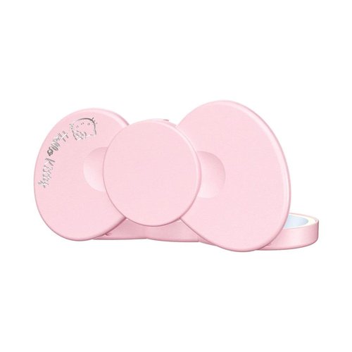 Impressions Vanity Hello Kitty Bow LED Compact Mirror, Double Sided Cute Travel Makeup Mirror, Soft Touch Button with Slide Down Auto Shut Off (Large)