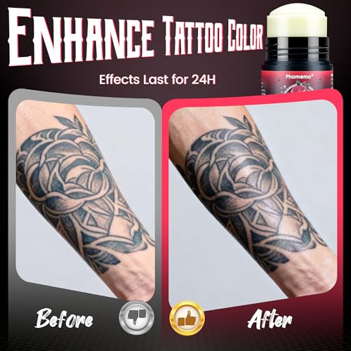 Phomemo Tattoo Aftercare Supplies, Tattoo Balm for Healing, Tattoo Cream for Moisturizing & Enhancing Color, Tattoo Butter for New & Old Tattoo, 100% Natural & Petroleum-Free, 1.76oz, 2 Pack