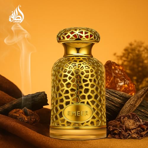 Lattafa Emeer Eau de Parfum Spray for Unisex, 3.4 Ounce