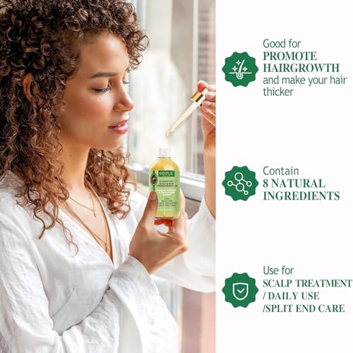 Coconut and Rosemary Hair Thermal Protector Spray with Nourishing Oil - Heat Protectant Organic Formula for Heat Protection and Hair Growth - 2 Pack