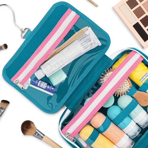 Eco Sun Hanging Travel Toiletry Bag ? Designed in Hawaii ? Water-resistant Travel Organizer for Bathroom Accessories