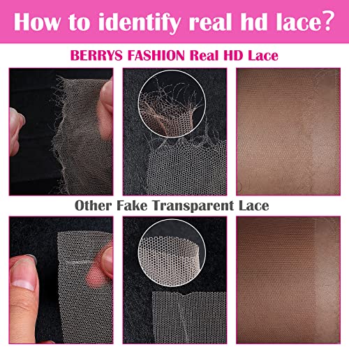 13x6 Invisible HD Lace Frontal, Ear to Ear 13x4 Lace Front£¬ Melt Skins, Body Wave Straight, 16"