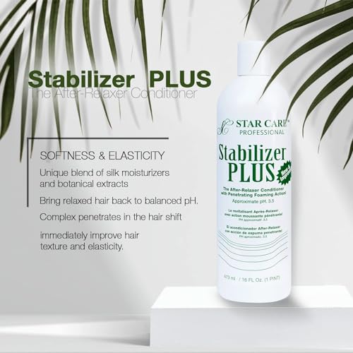 Stabilizer Plus The After-Relaxer Conditioner With Penetrating Foaming Action Approximate pH. 3.5 (16 Fl Oz (Pack of 2))