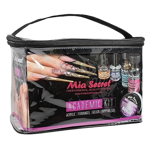 Mia Secret Professional Academic Nail Kit for Acrylic, Formagel,Gelux & Dip Gel Set For Beginners - Students (Kit-A08)