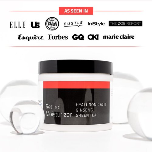 YEOUTH Retinol Cream for Face, Retinol Face Moisturizer for Women and Men with Hyaluronic Acid and Green Tea, Night Moisturizer for a Smoother Appearance 2oz