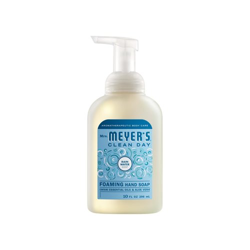 Mrs. MEYER'S CLEAN DAY Foaming Hand Soap 4 Scent Variety Pack, 1 Rain Water, 1 Lavender, 1 Lemon Verbena, 1 Watermelon, 10 OZ Each, 1 CT