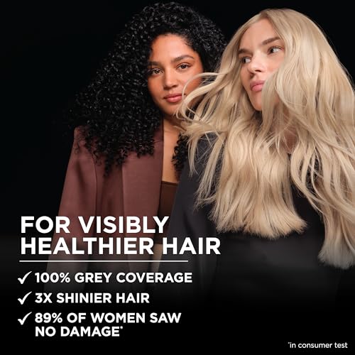 Garnier Hair Color Olia Ammonia-Free Brilliant Color Oil-Rich Permanent Hair Dye, 4.0 Dark Brown, 2 Count (Packaging May Vary)
