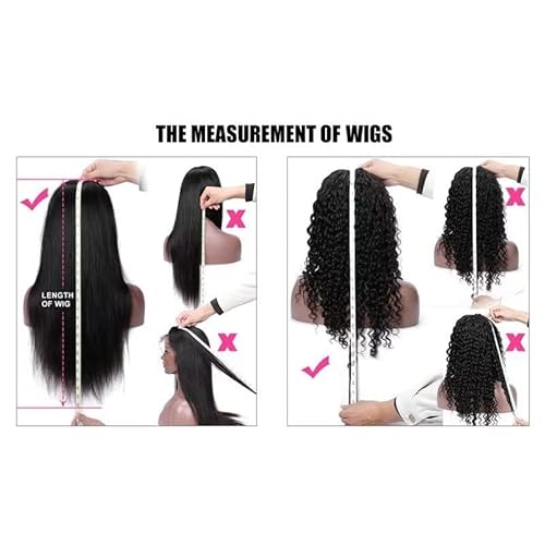 Zealady Deep Wave V Part Wig Human Hair Wigs for Women V Part Wig Deep Wave 12A Virgin Hair Deep Curly U Part Human Hair Wigs V Shape Wigs Glueless Wig No Sew in Full Head Clip In Half Wig 24 inch