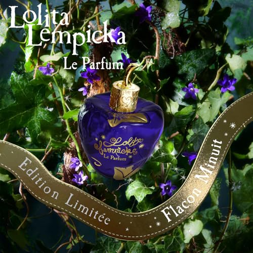 Lolita Lempicka Le Parfum Eau De Parfum Spray for Women Limited Edition Midnight Purple Tinted, Gold Accented Bottle - Notes of Licorice, Violet, & Anise - 3.4 Oz