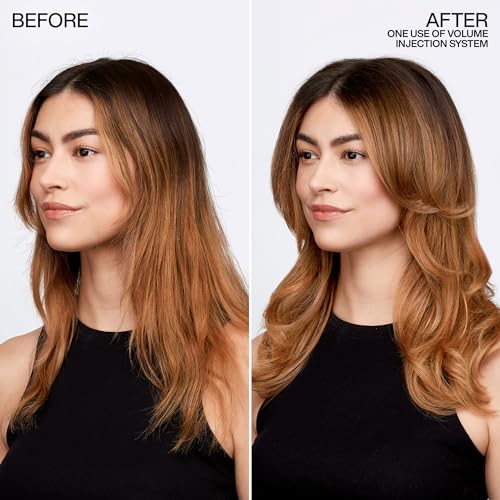Redken Volume Injection Shampoo For Fine Hair - Adds Lift & Body, Volumizing & Detangling Without Weighing Down, Paraben Free