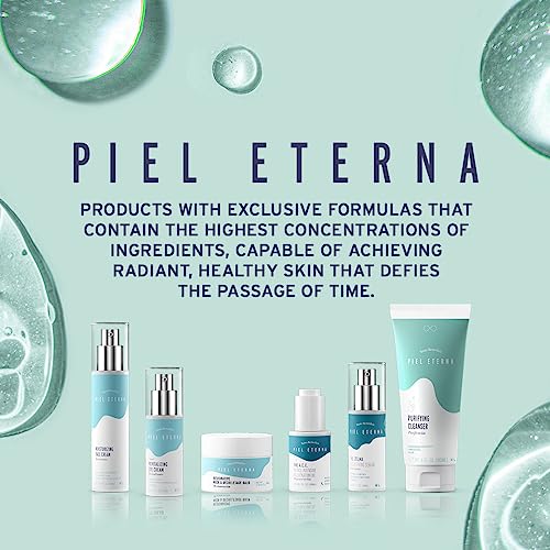 Santo Remedio, Piel Eterna, Purifying Cleanser, Removes Impurities and Provides Antioxidants, Contains Essential Ceramides, Green Tea, Aloe, Vitamin E, For All Skin Types, 6 Fl. Oz. / 180 ml