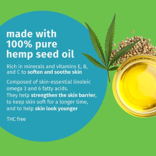 Hempz Body Lotion - Sugared Grapefruit & Raspberry Moisturizer Daily Moisturizing Cream, Shea Butter, Aloe, Body Moisturizer - Skin Care Products, Hemp Seed Oil - 17 Fl Oz