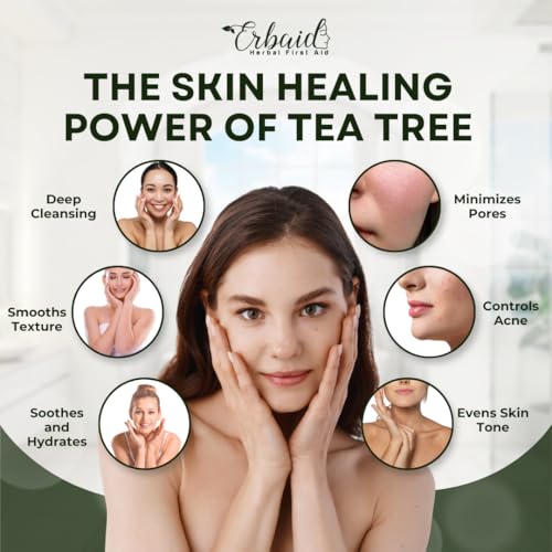 Tea Tree Soap ? Natural Defense Tea Tree Oil Wash Bar for Face & Body ? Remedy Soap Fights Acne, Skin Irritation, and Prevents Breakouts ? Deeply Cleansing, Hydrating Cleanser for Calm, Fresh Skin