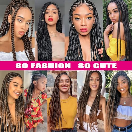 Ombre Braiding Hair Pre stretched 18 Inch 8 Packs Pre stretched Braiding Hair For Twist Long Yaki Texture Professional Synthetic Hair Extension Itch Free Hot Water Setting(18", T1B/30/27#)