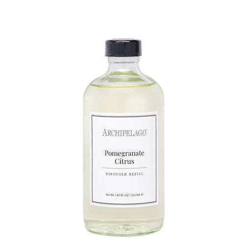 Archipelago Botanicals Pomegranate Citrus Reed Diffuser Oil Refill, Home Fragrance Oil for Diffuser, Long-Lasting Natural Home Fragrance, Diffuser Oil Scents, 7.85 Fl Oz