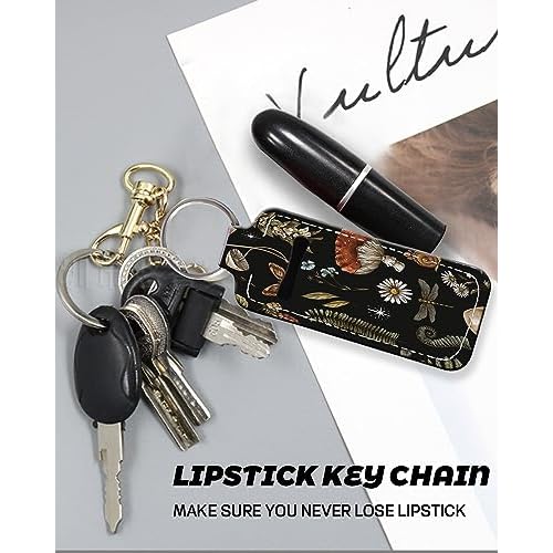 Chapstick Holder Keychain Fashion Lipstick Sleeve Lip Balm Portable Pocket Lip Gloss Tube Holder