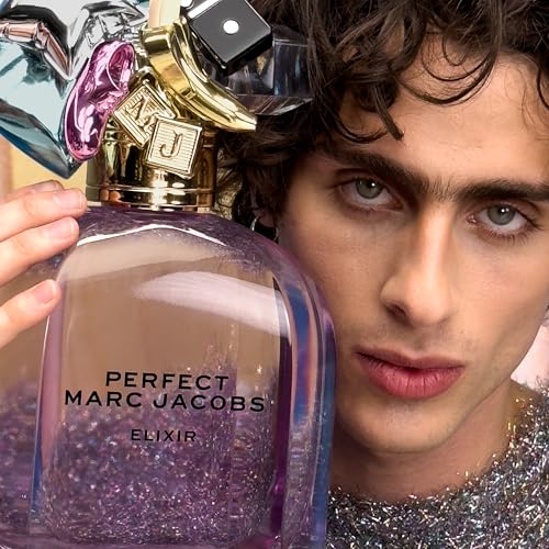 Marc Jacobs Perfect Elixir Eau de Parfum ? Ambery Floral Women's Perfume ? With Notes of Purple Rhubarb, Golden Amber Woods & Vanilla Bean Extract - Vegan Fragrance