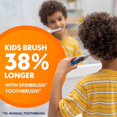 Spinbrush Princess Peach Kid¡¯s Electric Battery Toothbrush, Soft Bristles