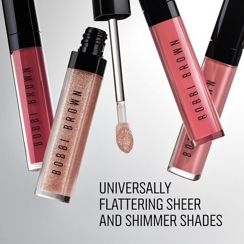 Bobbi Brown Crushed Oil-Infused Gloss | Hydrating, Non-Sticky, Tinted Lip Oil Gloss | High-Impact Shine & Comfortable Feel