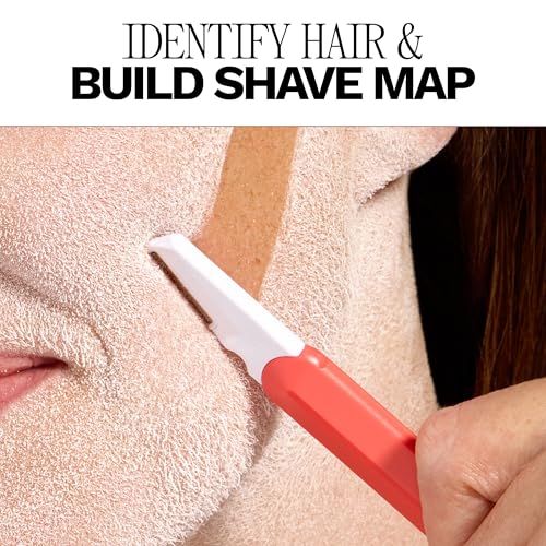 JILL Original Hair Identifying Spray ? Dermaplaning & Facial Hair Prep Mist for Women, Highlights Fine Peach Fuzz & Stubble for Precise Shaving & Exfoliation, 2 fl oz