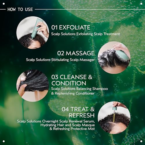 Aveda Scalp Solutions Balancing Shampoo | Gentle Purifying Shampoo for All Hair Types | Removes Pollution & Build-Up, Improves Scalp Hydration | 94% Naturally Derived*