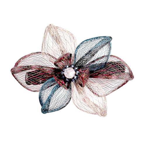 Copper Wire Metal Bow Hair clips-Hand-woven Barrettes hair accessories,hair barrettes for women thick hair