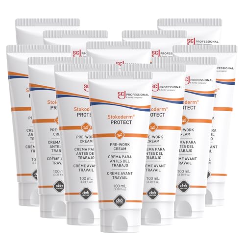 SC Johnson Professional STOKODERM Pure Pre-Work Hand Cream 100ml, 3.3814 Fl Oz (Pack Of 12)