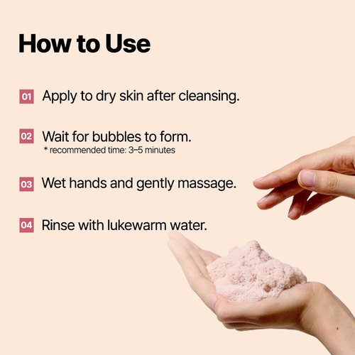 CELLADEW Peach PDRN Bubble Deep Cleanser with Succinic Acid, Facial Cleanser for Sensitive Skin, Korean Skincare (3.17 fl.oz.)