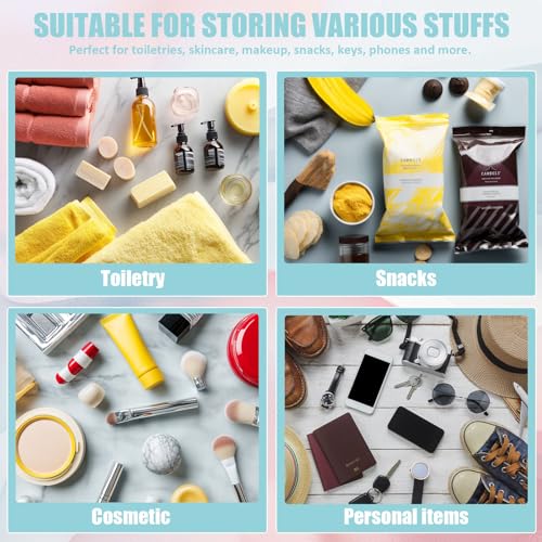 Cheer Chenille Letter Bags Clear Makeup Bag, Cheerleader Gifts Cosmetic Bag, Varsity Preppy Patch Flat Pouch Cheer Accessories, Waterproof PVC Organizer Toiletry Bag for Women Girls