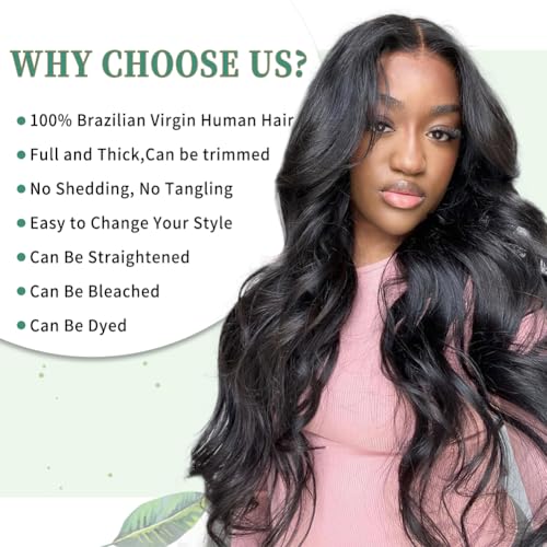 20 22 24 Inch Bundles Human Hair 14A Raw Human Hair Bundles 100% Unprocessed 3 Bundles Human Hair Body Wave Natural Black Hair Bundle Deals Bodywave Bundle