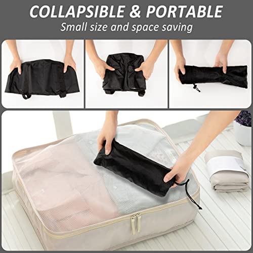 2 Pieces Foot Bath Basin 30L Collapsible Bucket, Portable Foot Soak Tub Feet Soaking Bucket for Outdoor Travel, Camping, Fishing£¨Black)