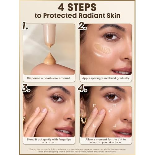 SHEGLAM Dew & Done Skin Tint with SPF20 Light-medium Coverage Foundation Evens Skin Tone-Nude