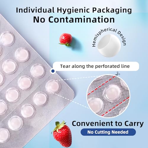 RAZOKO Orthodontic Wax for Braces Wax Dots 120 Individual Hygienic Packaging Dental Wax