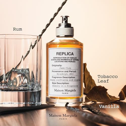 Maison Margiela - Replica - Jazz Club Eau de Toilette - Warm & Spicy Scent - With Vanilla, Rum Accord, & Tobacco