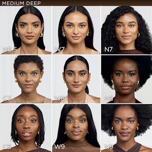 L'Oreal Paris True Match Super-Blendable Foundation, Medium Coverage Liquid Foundation Makeup, C8, Medium Deep, 1 Fl Oz