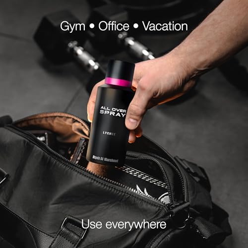 ATYAB AL MARSHOUD Lychee All Over Perfume Body Spray (125mL) - Unisex, Luxurious, Long-Lasting (Up to 24 Hours), Versatile Body Mist Fragrance for Men and Women