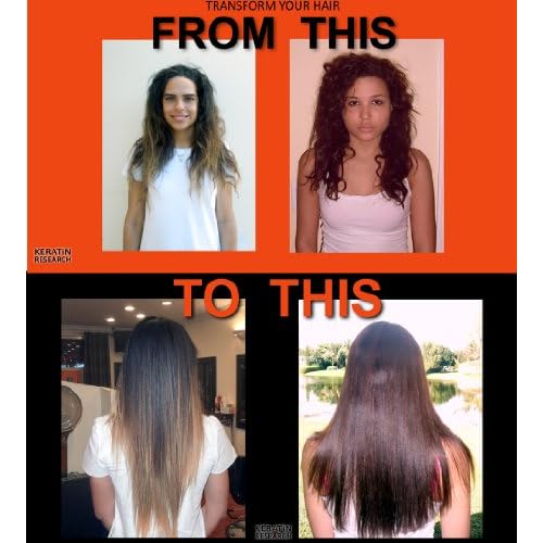 KERATIN RESEARCH Forte Keratin Brazilian Keratin Hair Blowout Treatment with Moroccan Argan Oil, Extra Strength, 4 Bottles, 1000ml, Unscented, Argan Oil Infused & Sulfate Free, Curly, Coily