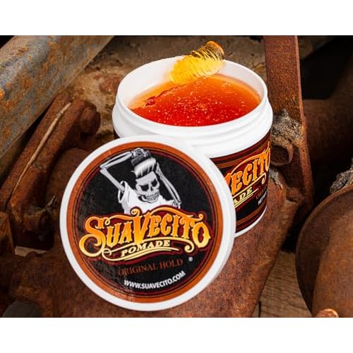 Suavecito Pomade For Men - Medium Hold Shine Water Based oz Pack Wax Like Flake All Day Hair Free Gel Hairstyles Easy To Wash Out