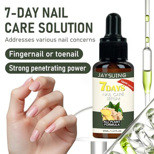7 days Nail Treatment,Nail Serum & Cuticle Care Oil,Ginger Care Oil,Repair Dry Brittle Nails