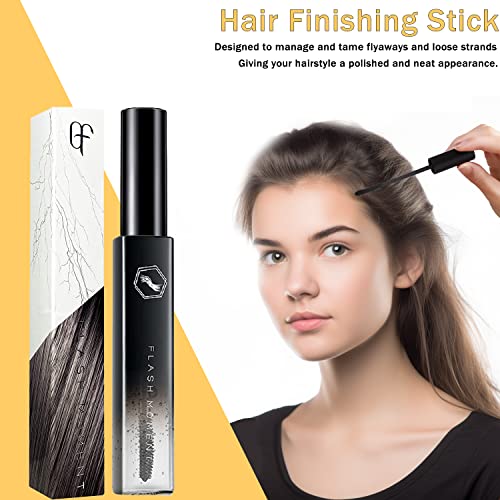 5 Pcs Hair Wax Stick for Flyaways Edge Control Slick - Styling Tools Includes , Finishing , Comb, Gel for Fly Away for Women