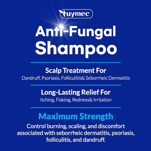 Psoriasis Shampoo, Seborrheic Dermatitis Folliculitis Shampoo, Anti-Fungal and Anti-Dandruff for Men and Women 300ML.