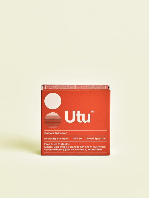 UTU - Hydrating Sun Balm Face & Lip Protector SPF 50 | Vitamin E, Snow Mushroom + Ceramide NP | Reef Safe, Cruelty Free, Broad Spectrum (20 g | 0.7 oz)