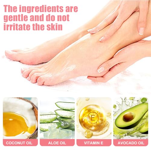 2Pcs Urea Cream 60% for Feet & Dry Cracked Skin, Cracked Heel Repair Stick Maximum Strength Moisturizing Foot & Hand Balm, Repair Creams for Dry Feet, Knee, Elbow and Hand