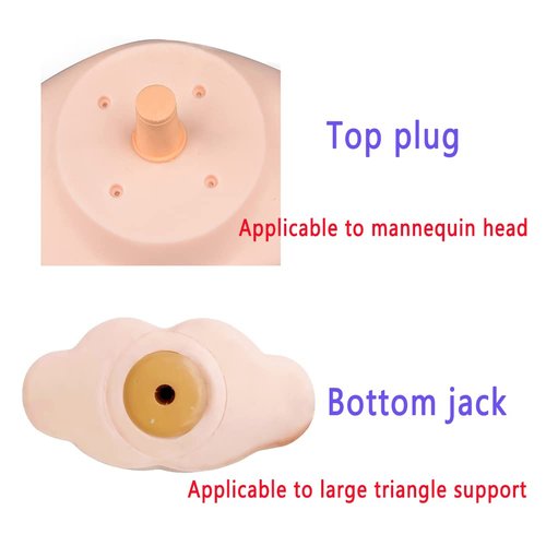 Ruilong Wig Stand Dummy shoulder model Mannequin Head Stand, Wig Head support Holder for Cosmetology Hairdressing Training at Home and Salon Use,shoulder model (Large shoulder)