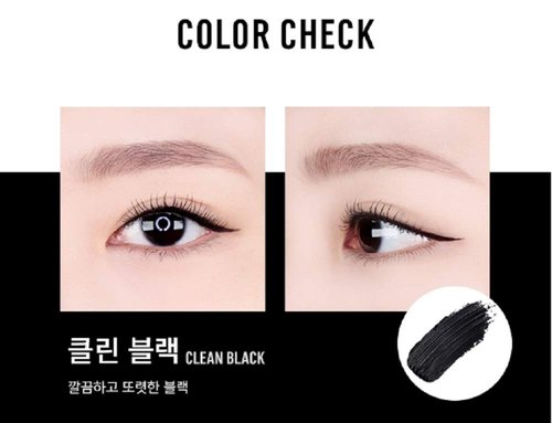 ESPOIR Nomudging Mascara Waterproof XP #1 Clean Black | Long-Lasting Waterproof Non-Smudging Mascara with C-Curling Effect for Defined Look