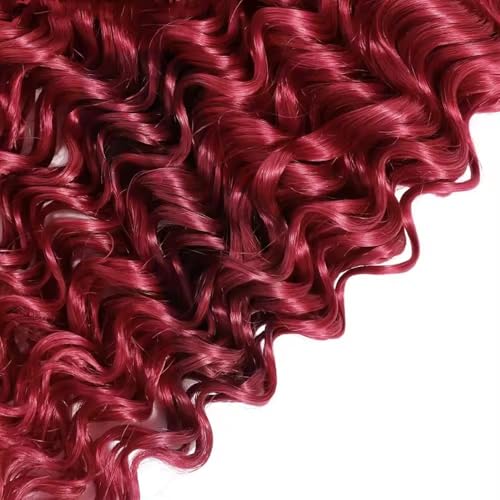 30 32 34 Inch Vinmdonm Burgundy Human Hair Bundles 99J Water Wave 3 Bundles Brazilian Unprocessed Virgin Hair Red Bundle