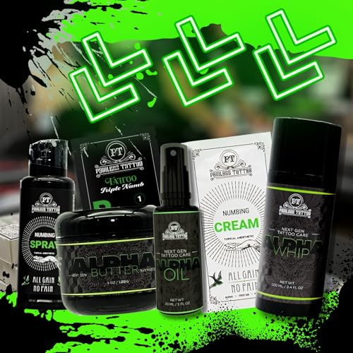 Alpha Butter - Premium Tattoo Aftercare Product - Promotes Faster Healing - Renew and Revitalize Your Tattoos (Two 4oz Tubs)