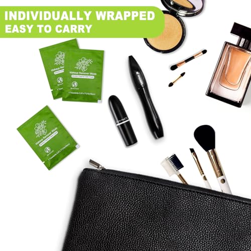 Gentle Cleansing Makeup Remover Wipes - Bulk Individually Wrapped Travel & Hotel (200)